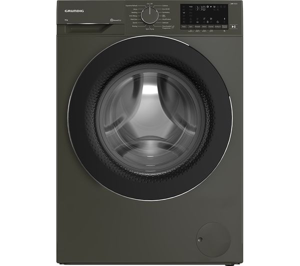 Image of GRUNDIG GW75941TG Bluetooth 9 kg 1400 rpm Washing Machine - Graphite