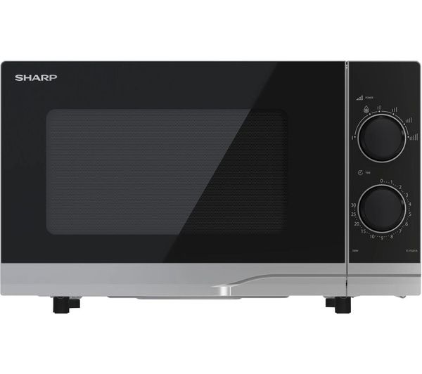 SHARP Premium Series YC-PS201AU-S Solo Microwave - Silver