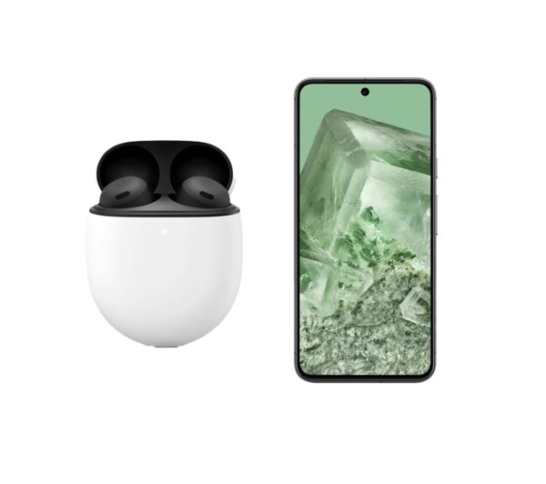 GOGPIX8BDL256GR - GOOGLE Pixel 8 (256 GB, Hazel) & Pixel Buds Pro