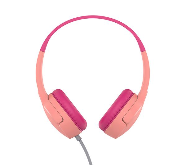 Belkin Soundform Mini Aud004btpk Kids Headphones Pink