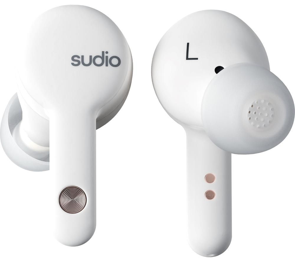 A2 Wireless Bluetooth Noise-Cancelling Earbuds - White