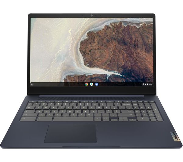 IdeaPad Slim 3 15.6 Chromebook - Intel Celeron, 128 GB eMMC, Blue