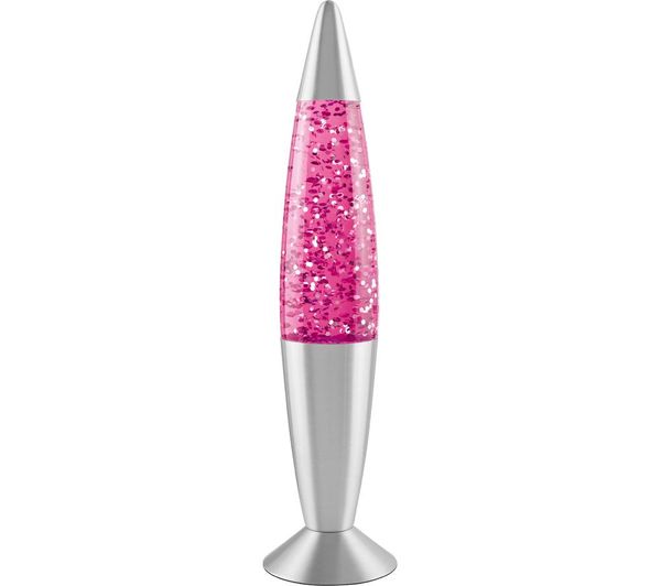 Global Gizmos 48620 16 Glitter Lamp Pink