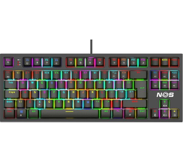 Nos C 350 Mini Rgb Mechanical Gaming Keyboard Black