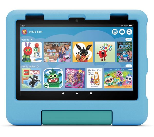 Amazon Fire Hd 8 Kids Ages 3 7 Tablet 2024 32 Gb Blue