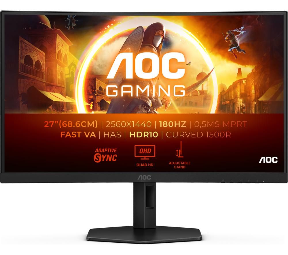 CQ27G4X Quad HD 27" Curved VA WLED Gaming Monitor - Black