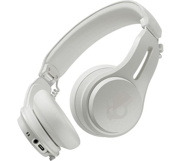 SKULLCANDY Icon ANC Wireless Bluetooth Noise-Cancelling Headphones - Bone & Orange