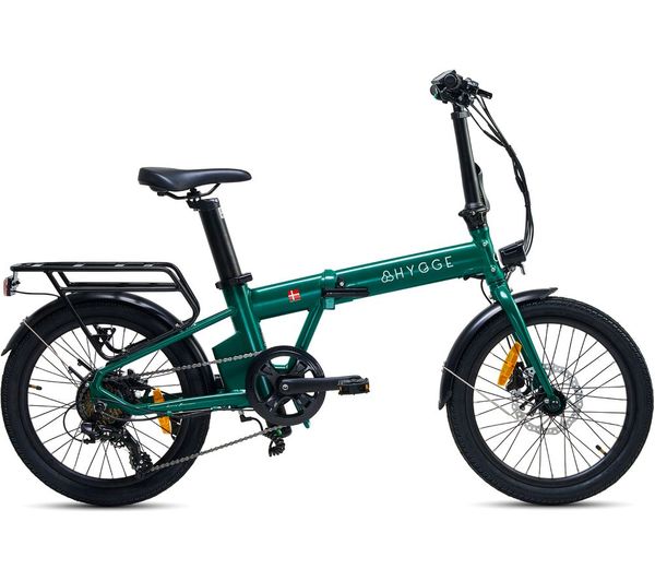Hygge Virum Hy0240 Electric Folding Bike British Racing Green