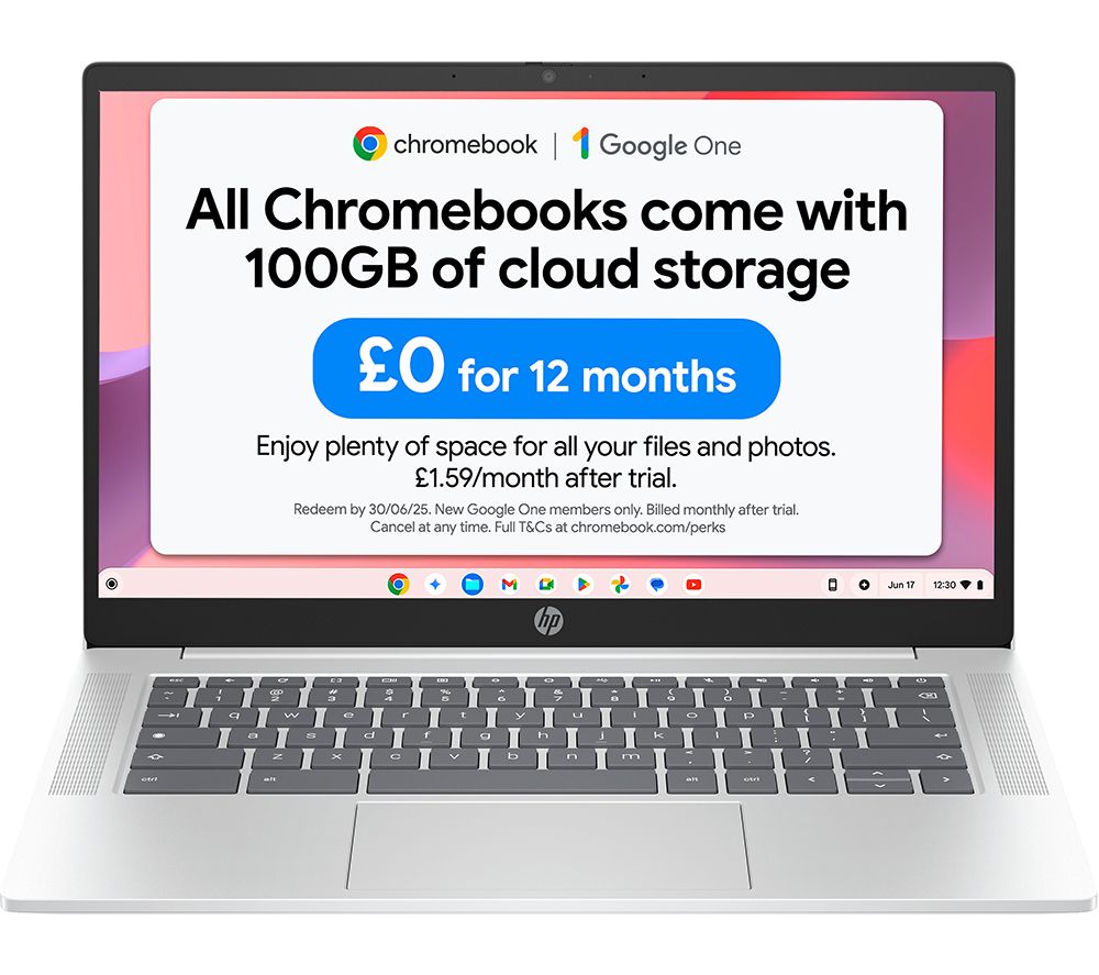 14a-nf0501sa 14" Chromebook - Intel® N100, 128 GB UFS, Silver