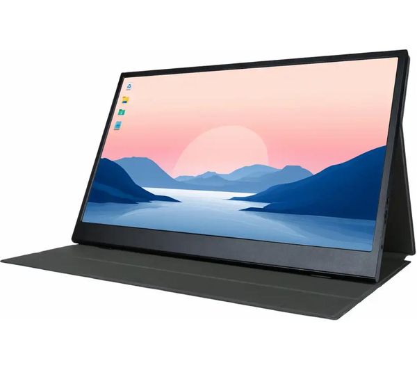 An image of DENVER PMO-15602 Full HD 15.6" TFT LCD Portable Monitor - Dark Grey
