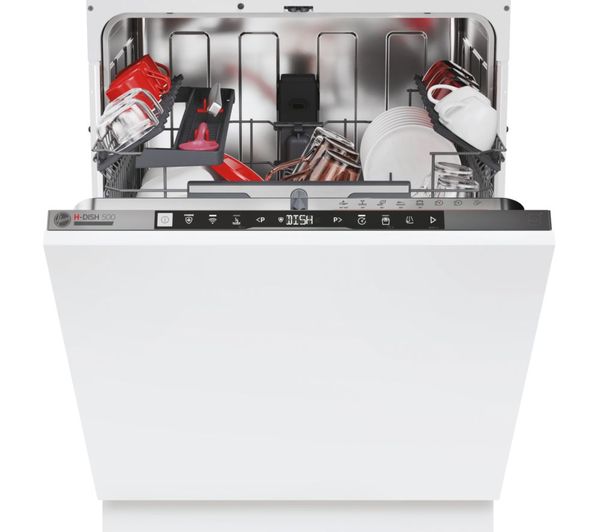 Hoover Hi 5c6f0s 80 Full Size Fully Integrated Wifi Enabled Dishwasher