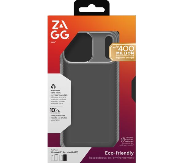 ZAGG Luxe iPhone 17 Pro Max Case - Clear