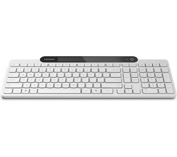 An image of LENOVO 800 Self-Charging Wireless Keyboard - White