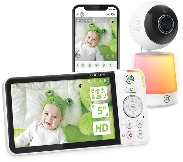 LEAPFROG LF4915HD 5" Smart Video Baby Monitor - White