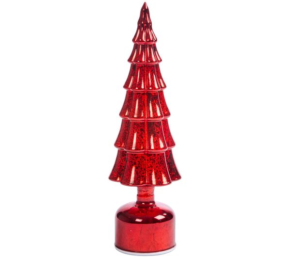An image of SMART GARDEN Three Kings InLit Spinning WonderTree Christmas Light - 34 cm, Ruby