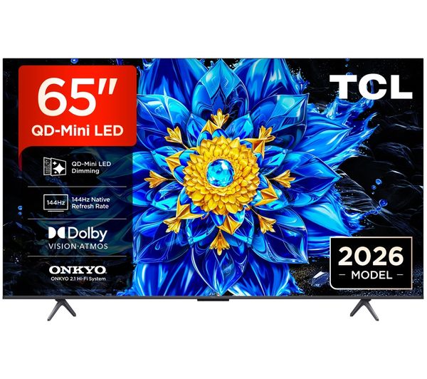 An image of TCL P8L 65" QD-Mini LED 4K HDR Smart Google TV 2026 - 65P8L-UK