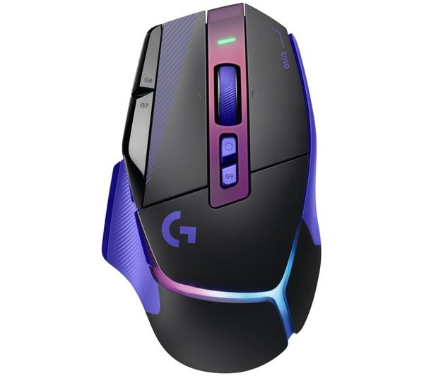 An image of LOGITECH G502 X Plus Lightspeed Wireless Optical Gaming Mouse - Dark Lilac