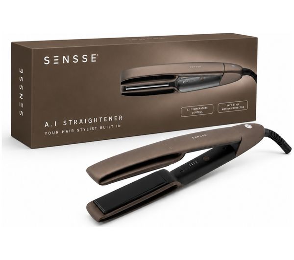 An image of SENSSE SNSEAIS01 A.I Hair Straightener - Chocolate Brown
