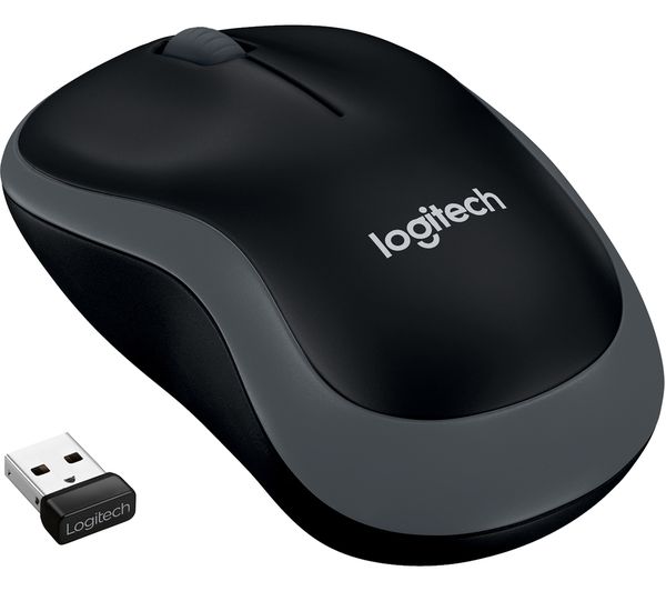 Logitech M185 Wireless Optical Mouse Grey