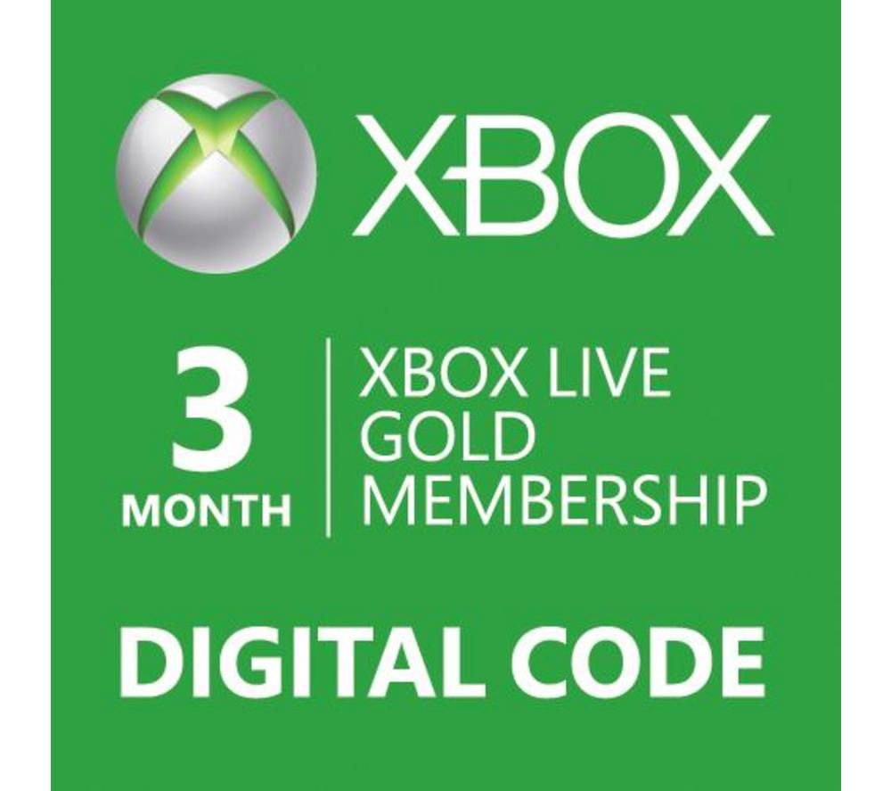 Buy MICROSOFT Xbox LIVE Gold Membership 3 Month Subscription | Free