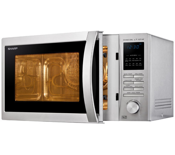 R822STM 32L COMBI MI SHARP R822STM Combination Microwave Stainless