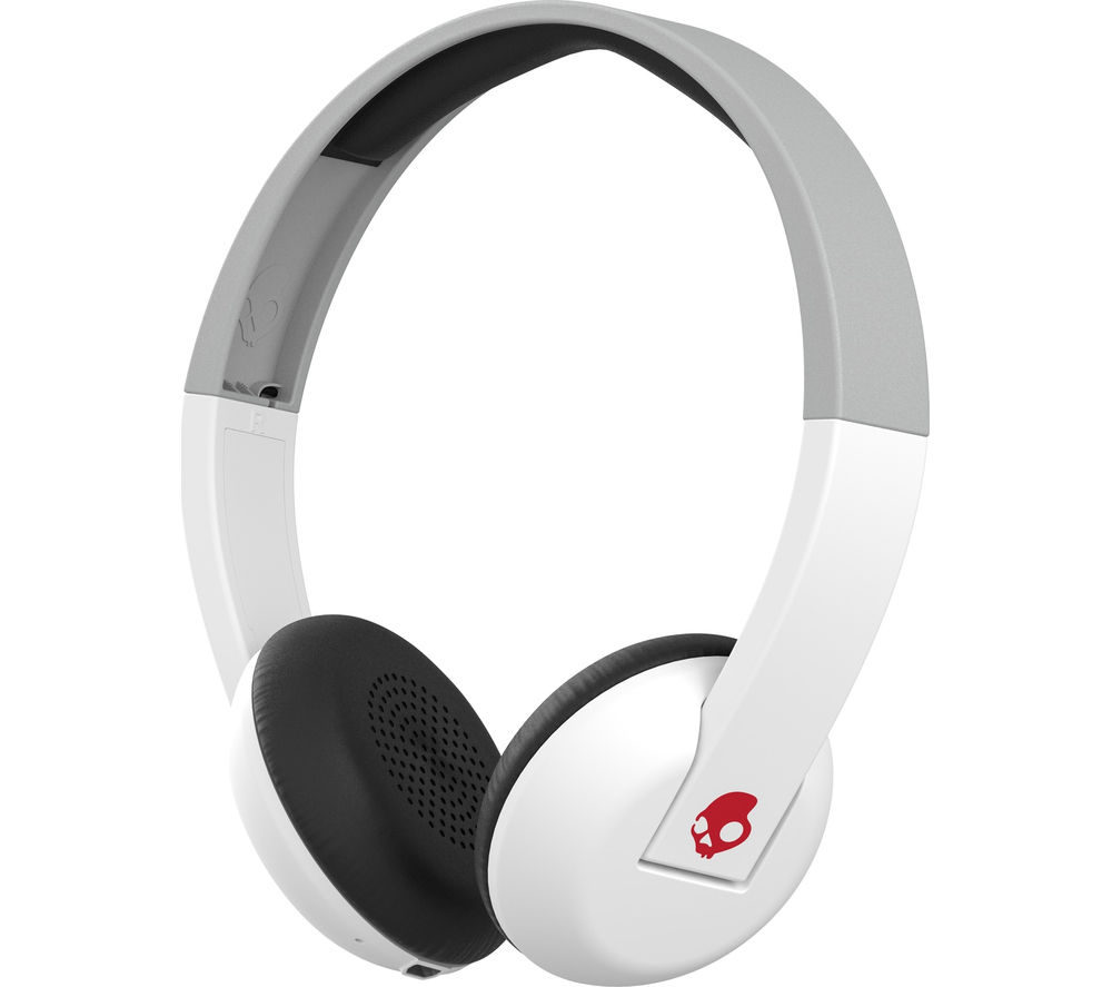 Buy SKULLCANDY Uproar S5URHW-457 Wireless Bluetooth Headphones - White, Grey & Red | Free