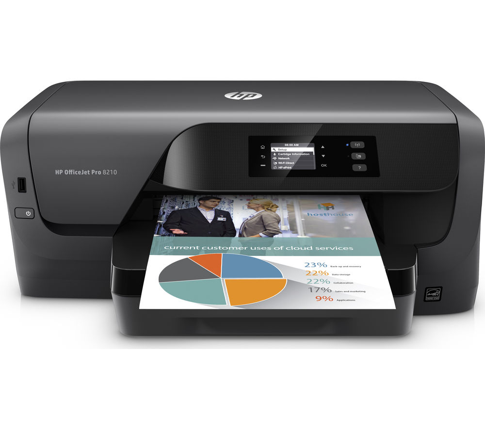 HP OfficeJet Pro 8210 Wireless Inkjet Printer