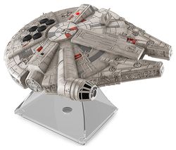 STAR WARS Li-B17 Millennium Falcon Portable Bluetooth Wireless Speaker - Grey & Silver