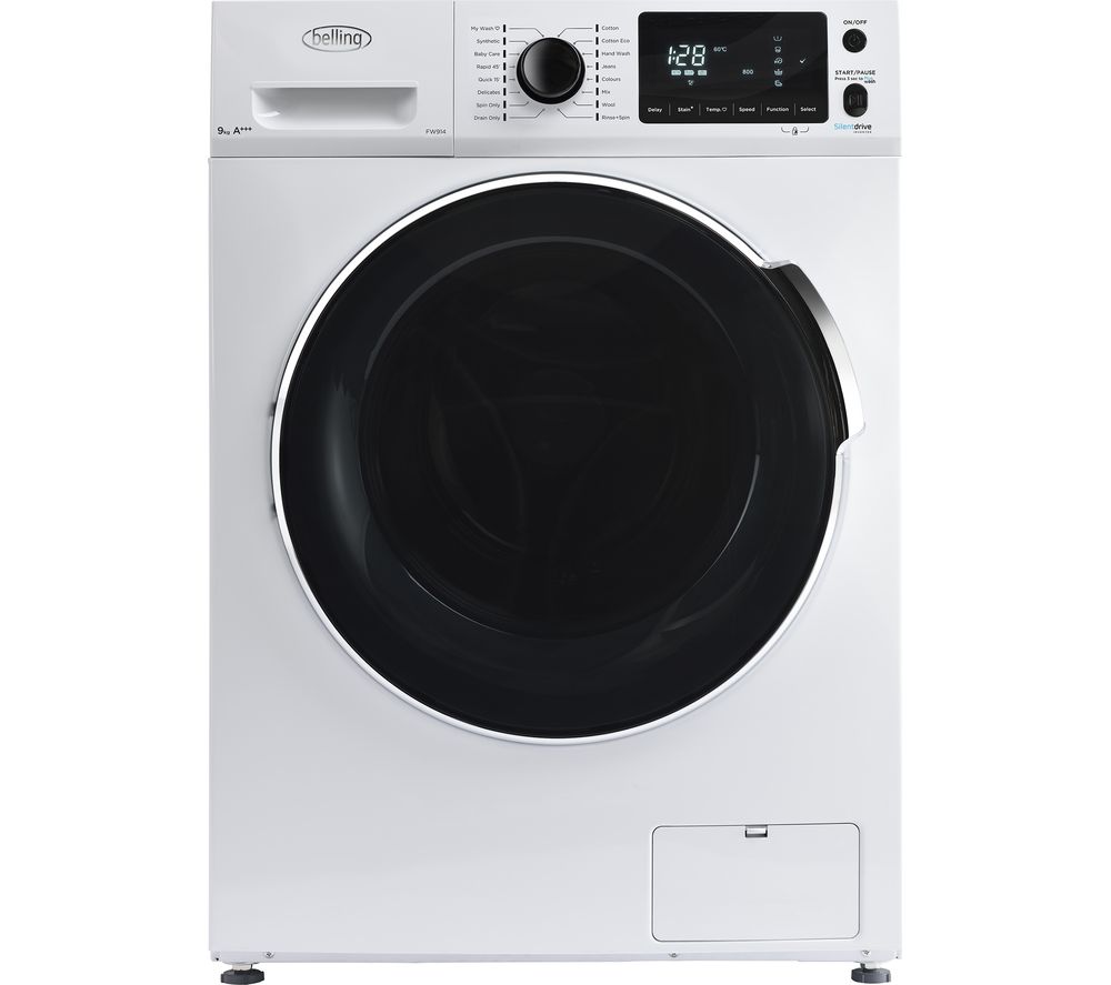 BELLING FW914 9 kg 1400 Spin Washing Machine – White, White