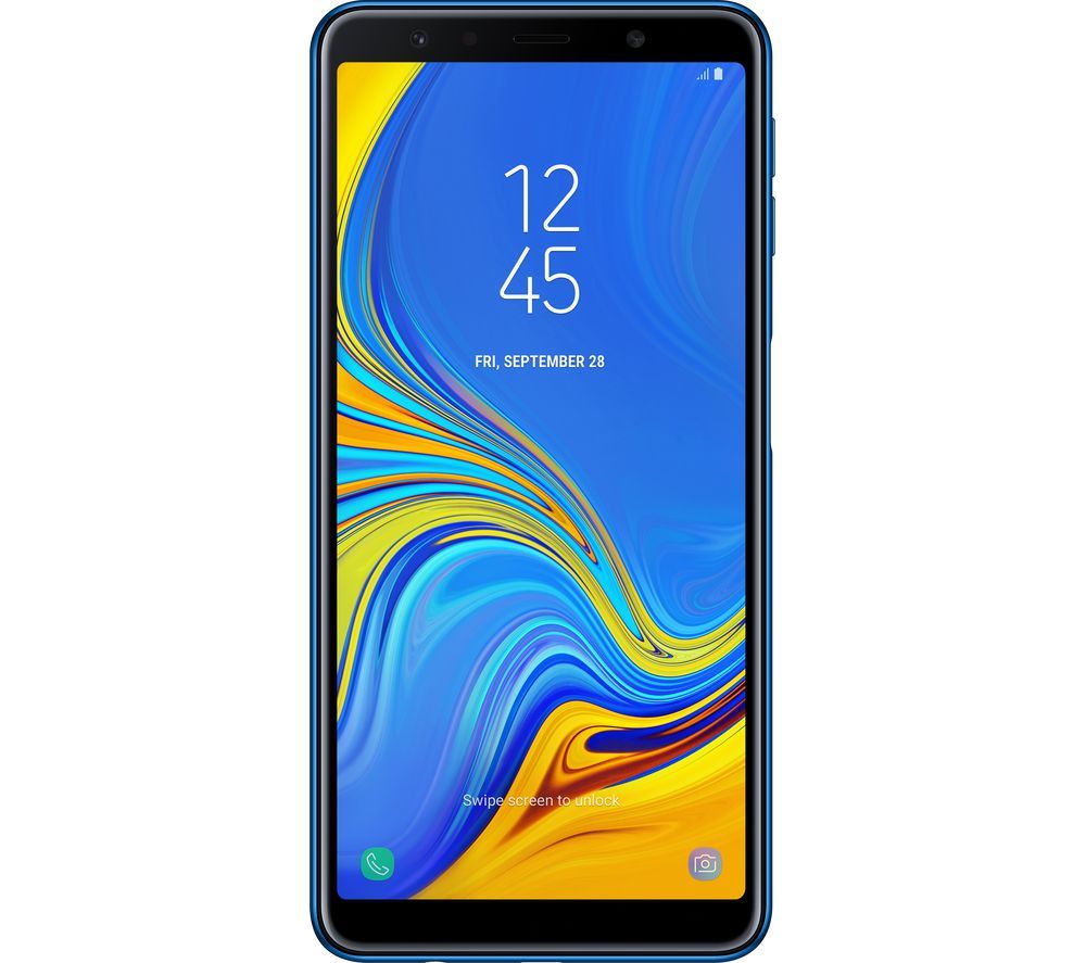 Buy SAMSUNG Galaxy A7 (2018) - 64 GB, Blue | Free Delivery | Currys