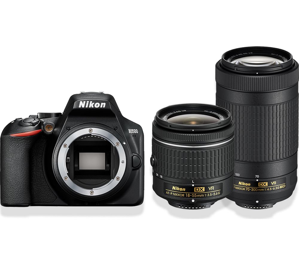 NIKON D3500 DSLR Camera with AF-P DX NIKKOR 18-55 mm f/3.5-5.6G VR & 70-300 mm f/4.5-6.3G ED VR Lens Review