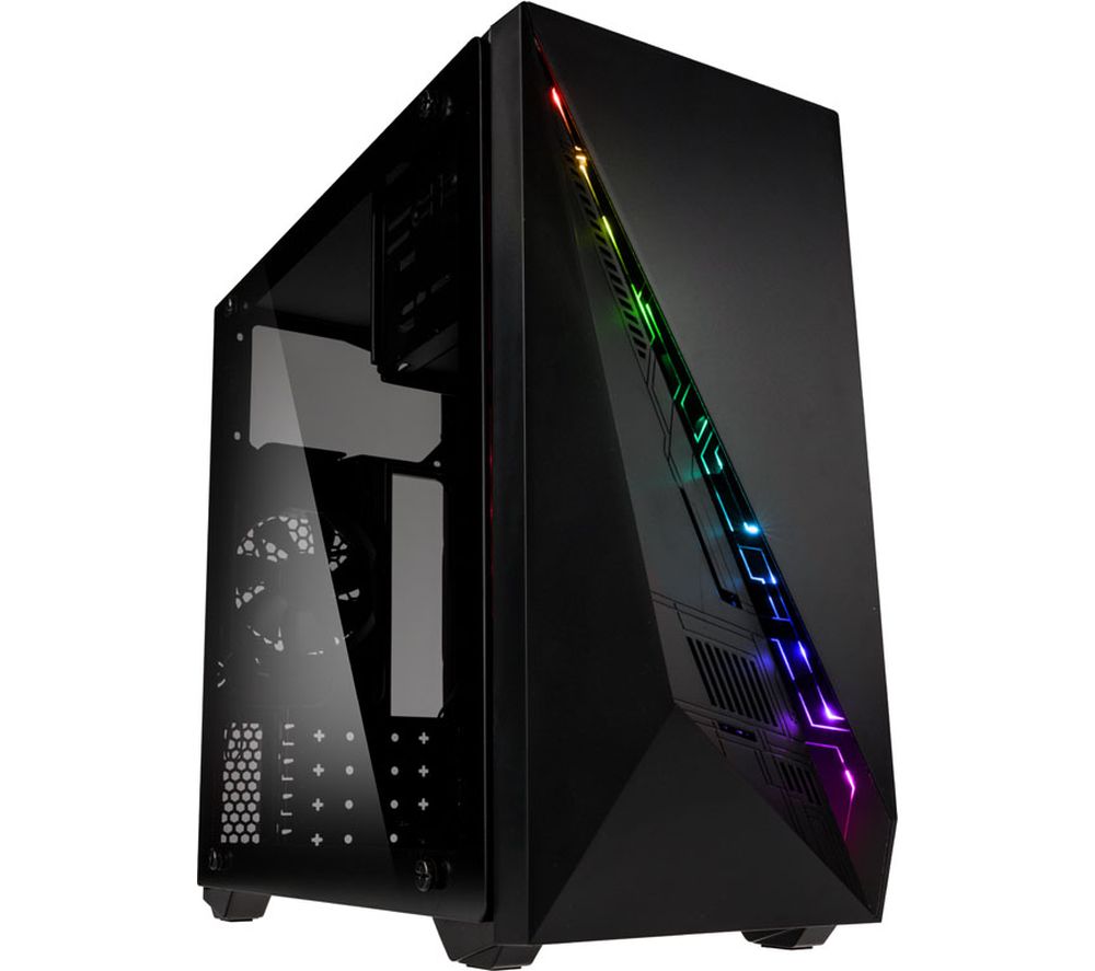 KOLINK Inspire K2 Micro ATX Mid-Tower PC Case - Black, Black