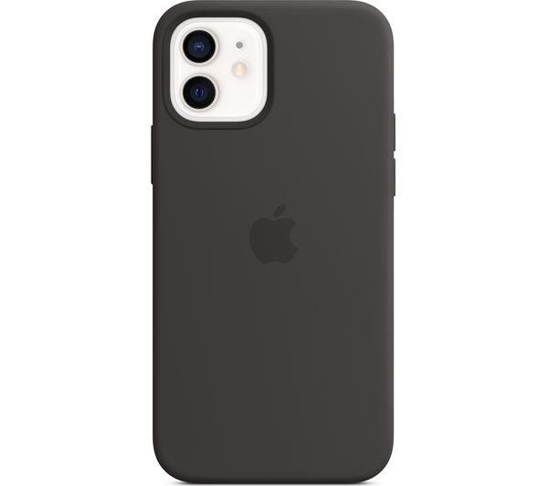 Apple iPhone 12 & 12 Pro Silicone Case with MagSafe - Black 1