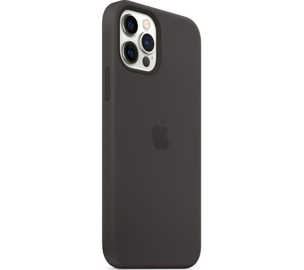 Apple iPhone 12 & 12 Pro Silicone Case with MagSafe - Black 2