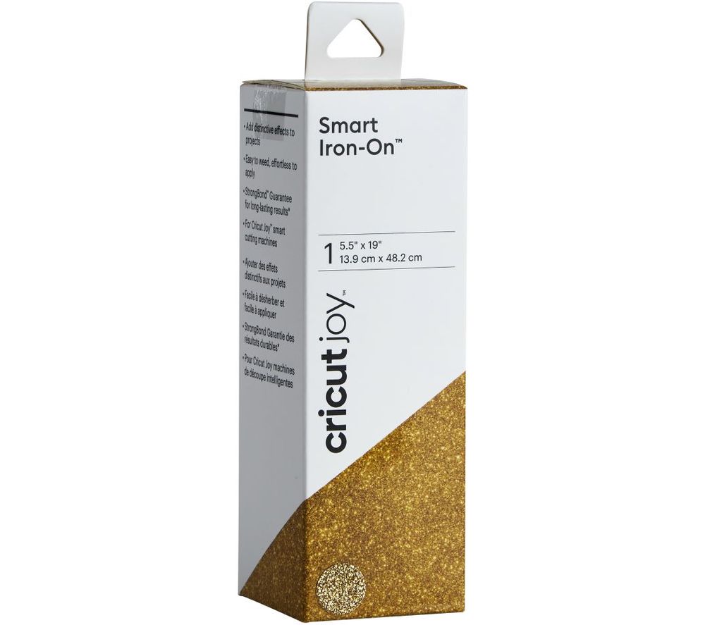 Joy Smart Iron-On Material - Glitter Gold