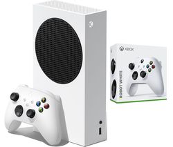 Xbox Series S & Xbox Wireless Controller (Robot White) Bundle - 512 GB SSD