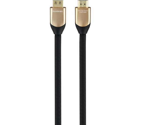 Image of SANDSTROM Gold Series S2HDMI321 Ultra High Speed HDMI 2.1 Cable with Ethernet - 2 m