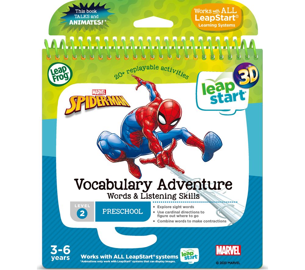 LeapStart Marvel’s Spider-Man Vocabulary Adventure Activity Book