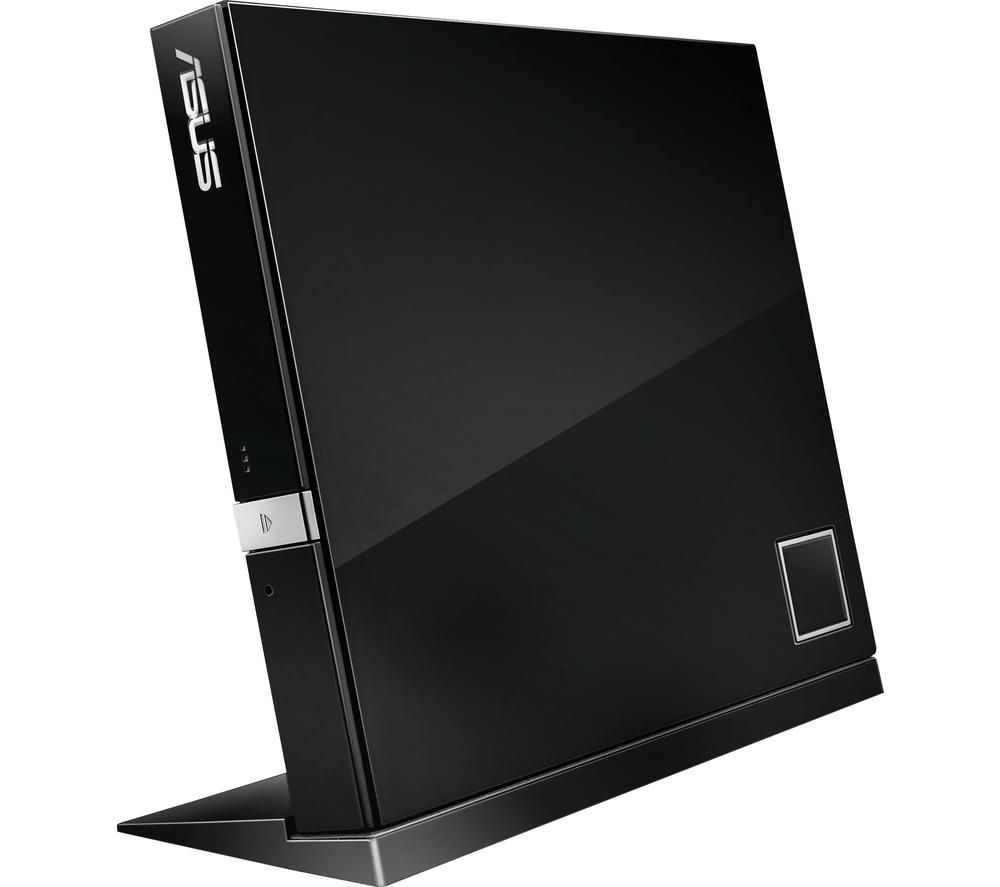 ASUS BW-06D2X-U External Blu-ray Writer - Black, Black