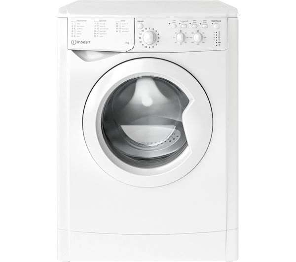 Image of INDESIT IWC 71453 W UK N 7 kg 1400 Spin Washing Machine - White