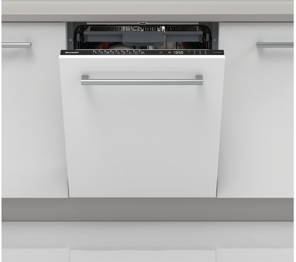 10756274 SHARP QWNI54I44DX Fullsize Fully Integrated Dishwasher