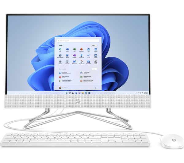 Image of HP 22-dd0000na 21.5" All-in-One PC - Intel® Pentium®, 128 GB SSD, White