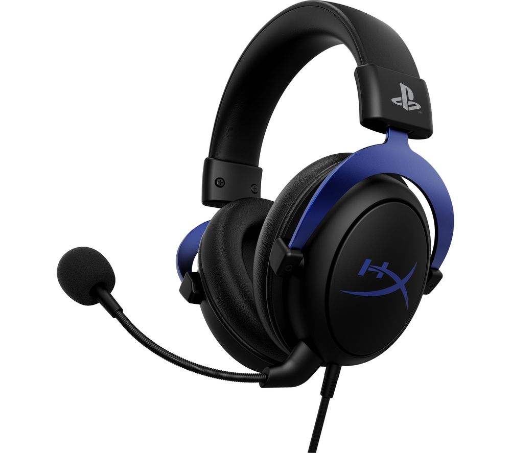 HYPERX Cloud PS5 Gaming Headset Black & Blue Fast Delivery Currysie