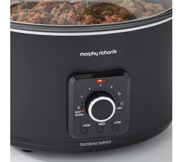 461021 MORPHY RICHARDS Easy Time 461021 Slow Cooker Black Currys