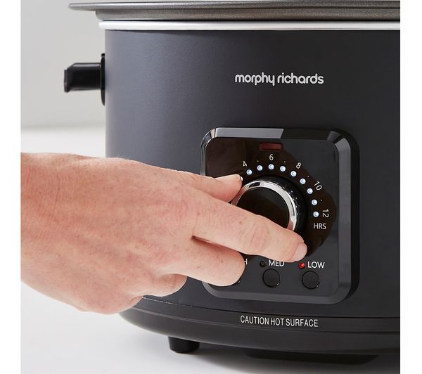 461021 MORPHY RICHARDS Easy Time 461021 Slow Cooker Black Currys