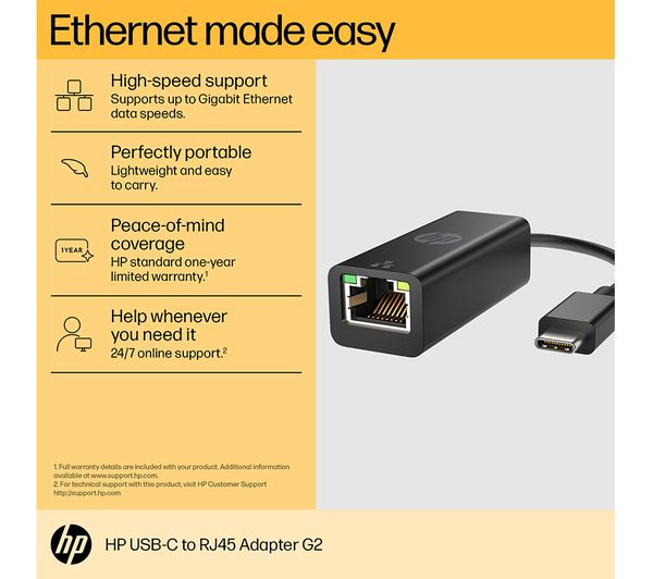 4Z534AAABB HP USB TypeC to Adapter Currys Business