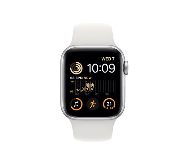 MNPP3B/A - APPLE Watch SE Cellular (2022) - Silver with White