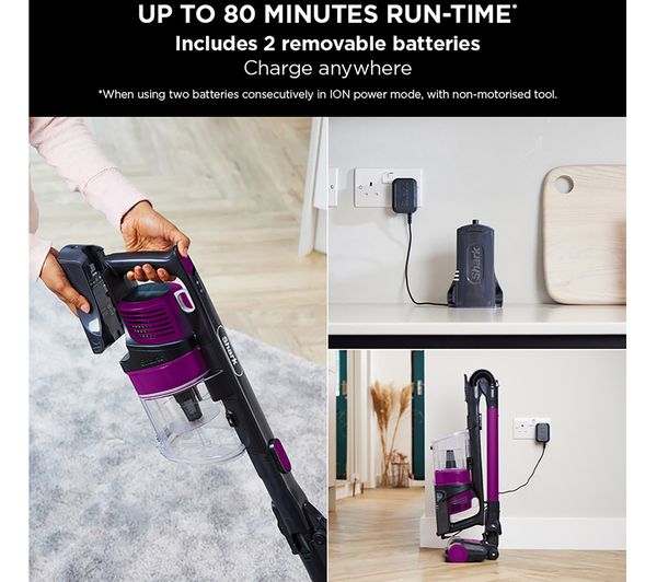 IZ252UK SHARK Anti Hair Wrap IZ252UK Cordless Vacuum Cleaner Fuchsia Currys Business