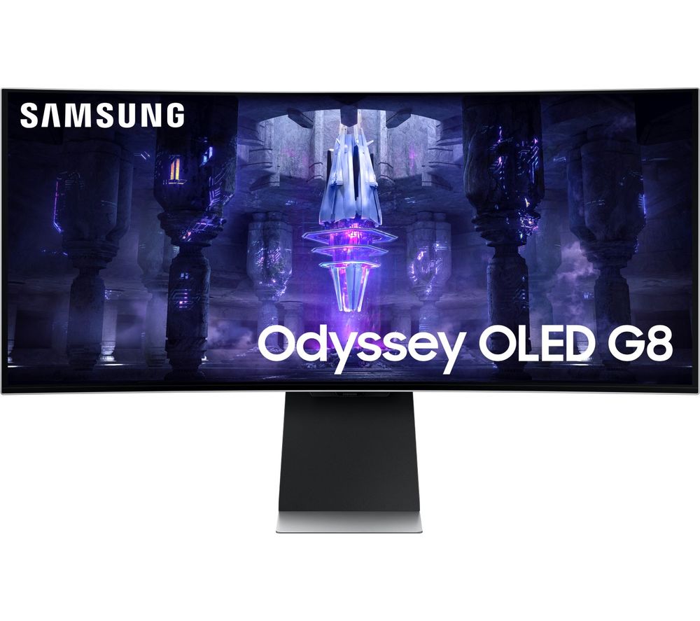 Odyssey G8 LS34BG850SUXXU 4K Quad HD 34" Curved OLED Smart Gaming Monitor - Black
