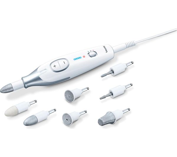 Beurer Mp 42 Electric Nail File Silver White